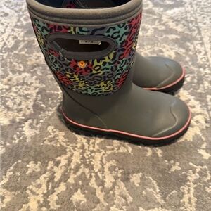 Kids' Multicolor Leopard Print Boots